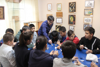 Встреча с детьми с ограниченными возможностями здоровья в рамках музейного кружка «Юный краевед»