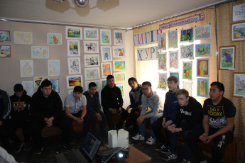 Встреча со студентами профессионального училища № 18 в рамках музейного кружка “Эрудит”.