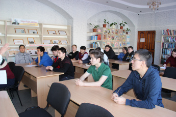 Встреча со студентами профессионального училища № 18 в рамках музейного кружка «Эрудит»